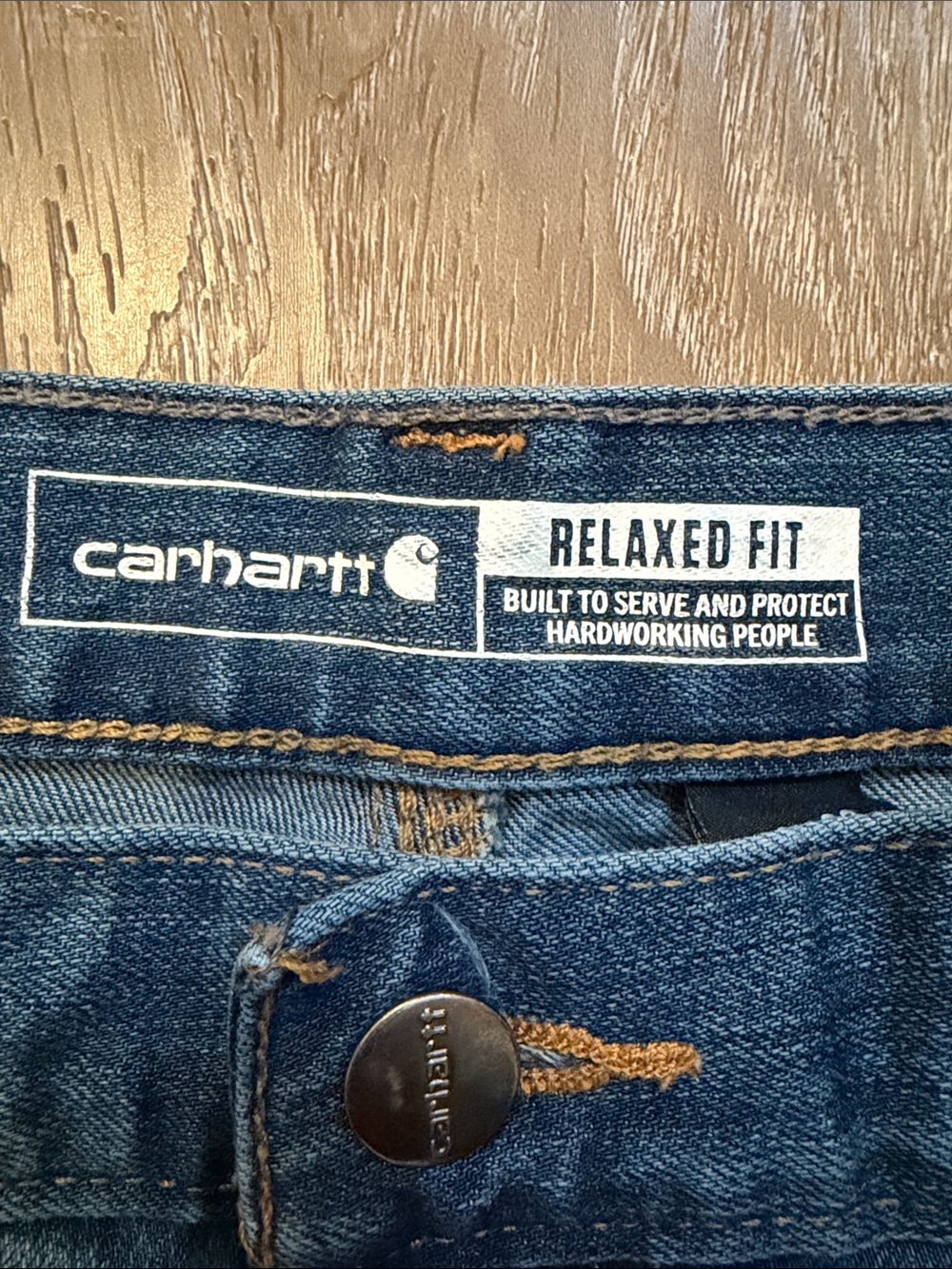 CARHARTT Men's Rugged Flex Relaxed Fit Utility Jean 38x32 - Picture 2 of 12